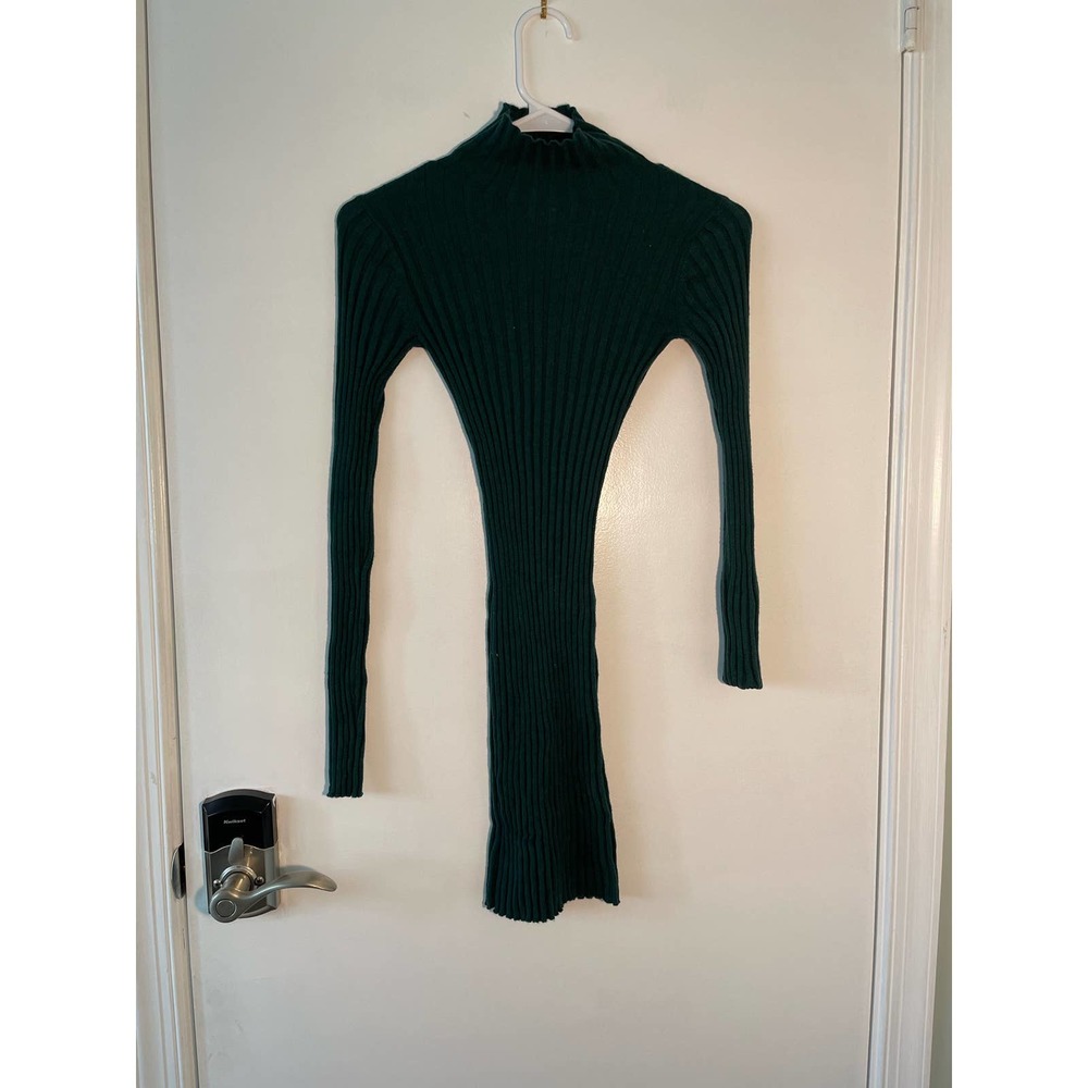 Lovers + Friends Be Fierce Dress Size XS Forest Green